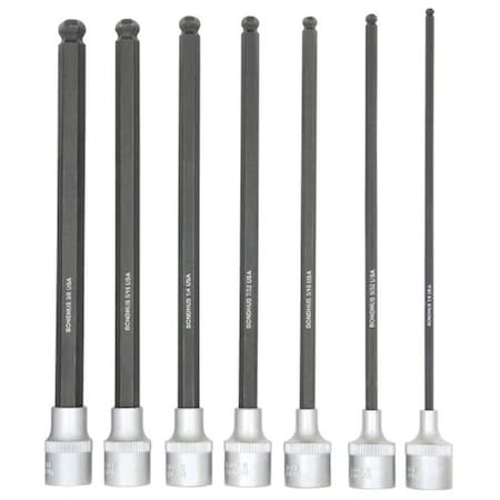 Bondhus Standard Ball End Sockets And Bits Set With Proguard (7-Piece) 43845
